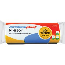 Newtechplast Çöp Torbası Mini Boy Beyaz 40 x 50 cm 40'lı x 10 Rulo