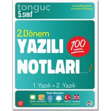 Tonguç Akademi Tonguç Yayınları 5. Sınıf Yazılı Notları 2. Dönem 1 ve 2. Yazılı