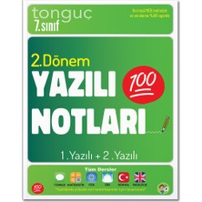 Tonguç Akademi 7. Sınıf Yazılı Notları 2. Dönem 1 ve 2. Yazılı