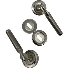 Dreamax Bora Saten Nikel Rozetli Oda Kapı Kolu