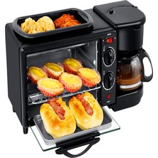 Sanlindoukahve Makinesi Kahvaltı Makinesi Fırın Ekmek Makinesi Toaster Toaster Fırını 3 In 1 Kahvaltı Makinesi Pizza Makinesi Yemek Pişirme | 3 In 1 Kahvaltı Yapımcıları (Yurt Dışından)