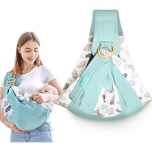 Sanlindou Bebek Wrap Taşıyıcı Yenidoğan Sling Çift Kullanım Bebek Hemşireliği Kapak Taşıyıcı Örgü Kumaş Emzirme Taşıyıcıları (0 36M) | Sırt Çantaları Ve Taşıyıcılar (Yeşil) (Yurt Dışından)