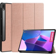 ZSZH Lenovo Tab P12 Pro Için Deri Tablet Kılıfı 12.6 (Yurt Dışından)