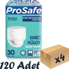 Prosafe Tekstil Yüzey Emici Külot Medium 30'Lu 4 Paket 120 Adet