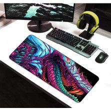 SGE TEKNOLOJİ Hyp 90X40 cm Speed Kaymaz Taban Dikişli Mouse Pad Oyuncu Gamer