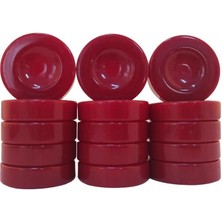 Helena Wood Art Tavla Pulu Bordo Polyester (44,5 Mm)