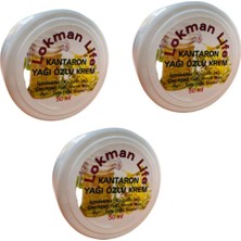 Lokman Life Kantaron Yağı Kremi 3 x 50 ml