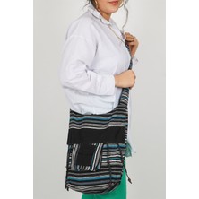 Elif Ince Çizgili Kol Çantası