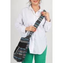 Elif Ince Çizgili Kol Çantası