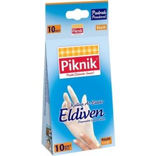 Piknik Lateks Eldiven Büyük Boy 10'lu