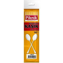 Piknik Plastik Kaşık Büyük Boy 10'lu