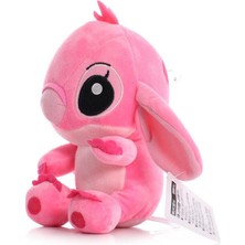 Schulzz Disney Lilo And Stitch 20 cm Sevimli Peluş Oyuncak Pembe