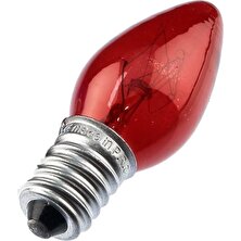 En Parlak Parfüm Ampül 10 W Kırmızı Işık Kırmızı Cam E-14 Duy