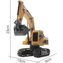 Sanlindou Rc Kamyonlar Mini Uzaktan Kumanda Buldozer 1:24 5Ch Plastik Mühendisliği Araba Damperli Kamyon Vinç Ekskavatör Elektrikli Araç Oyuncaklar Hediye | Rc Kamyon (Sarı) (Yurt Dışından)