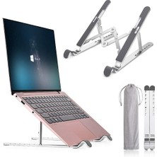 Sanlindou Awardroom Laptop Standı, Katlanabilir Taşınabilir Masaüstü Dizüstü Bilgisayar Tutucu, 7 Açı Ayarlama Yüksekliği İle Havalandırmalı Dizüstü Riser, Kaymaz Alüminyum (Yurt Dışından)