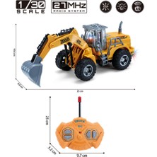 Sanlindou 1/30 Rc Kamyon Rc Ekskavatör 2.4G Radyo Kontrollü 4 Kanal Traktör Modeli Mühendislik Araç Oyuncak Inşaat Arabalar Çocuklar Için Oyuncaklar | Rc Kamyon (Kahverengi) (Yurt Dışından)