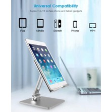 Sanlindou Metal Masa Cep Telefonu Tutucu Standı İphone İpad Alüminyum Alaşım Ayarlanabilir Masaüstü Tablet Tutucu Masa Cep Telefonu Standı | Telefon Tutucular Ve Duruş (Yurt Dışından)