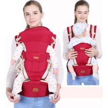 Sanlindou Kaymaz Ergonomik 3 In 1 Bebek Taşıyıcı Bebek Bebek Hipsat Taşıyıcı Ön Yüzleşen Kanguru Bebek Wrap Sling 0 48 Ay Için | Sırt Çantaları Ve Taşıyıcılar (Kırmızı) (Yurt Dışından)