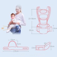 Sanlindou Ergonomik Ön Kaplama Bebek Taşıyıcı Bebek Bebek Hipseat Taşıyıcı Ön Yüzleşen Ergonomik Kanguru Bebek Wrap Sling Seyahat | Sırt Çantaları Ve Taşıyıcı (Yurt Dışından)