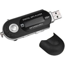 Generic 8 GB USB 2.0 Mini LCD Flash Sürücü Mp3 Müzik Çalar Fm Radyo (Siyah) (Yurt Dışından)