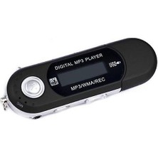 Generic 8 GB USB 2.0 Mini LCD Flash Sürücü Mp3 Müzik Çalar Fm Radyo (Siyah) (Yurt Dışından)