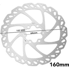 Hsgl Bisiklet Disk Fren Rotor 160 mm 6 Vidalı