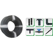 Hd Gurup 16X33 Delikli Damlama Borusu Set 50 Metre