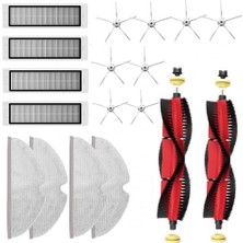Hubsan S5 Max (Roborock S5 Max) Uyumlu Clean More Platinum Set 8 (18 Parça Beyaz Set)