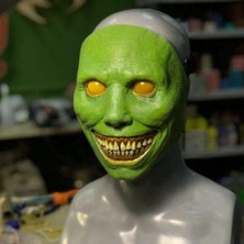 F Fityle Cadılar Bayramı Korkutucu Maske Rahibe Maskesi Korkunç Yeşil (Yurt Dışından)