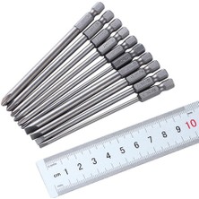 Dtools 100MM 10 Adet/takım Oluklu Phillips Çapraz Bit Tornavida S2 Bst Bit 006 Elektrikli Matkap Vida Sökücü Elektrikli El Aletleri (Yurt Dışından)