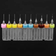 Dtools Dayanıklı Kararlı Küçük Direnç ve Tungsten Karbür 10 Adet 0 11 0mm Mikro Matkap Matkap Devre Içın Ev Taşlama Işlemi (Yurt Dışından)