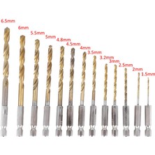 Dtools Matkap Uçları 13 Adet 1 56 5mm Altıgen Saplı Çelik Kaplı Matkap Uçlarıkalite Bizim Kültürümüzdür (Yurt Dışından)