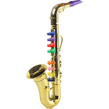 Perfeclan Saksafon Oyun Prop Sax Çocuklar Için Okul Öncesi Müzik Öğrenme Eğitici Oyuncaklar (Yurt Dışından)