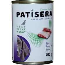 Patisera Dana Etli Konserve Yetişkin Köpek Maması 12'li 400 gr