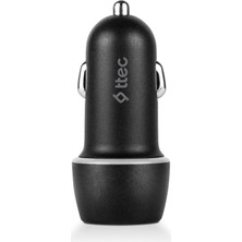 Ttec 2CKS20LS Ttec Smartcharger 2.1A Araç Sarj Aleti+Lightning Kablo Siyah
