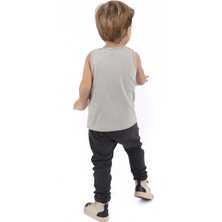 Think Simple Organik Erkek Çocuk Atlet  Cool Grey