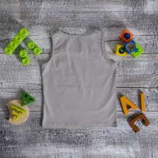 Think Simple Organik Erkek Çocuk Atlet  Cool Grey