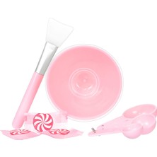 Miniso Pembe Sıkıştırılmış Maske ve Kendin Yap Maske Kase Seti