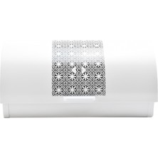 Taç Meva Ekmek Kutusu Siyah Beyaz