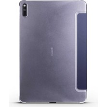 Case 4U Huawei MatePad 11 (2021) Smart Cover Katlanabilir Standlı Tablet Akıllı Kapak Siyah