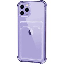 Microsonic Apple iPhone 11 Pro Max Card Slot Shock Kılıf Lila