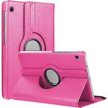 Microsonic Lenovo Tab M10 TB-X605F 10.1` Kılıf, (ZA480027TR) 360 Rotating Stand Deri Pembe