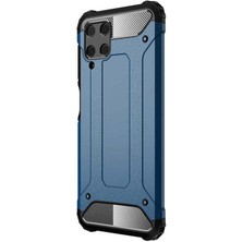 Microsonic Samsung Galaxy M22 Kılıf Rugged Armor Mavi