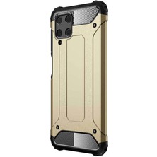 Microsonic Samsung Galaxy M22 Kılıf Rugged Armor Gold