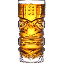 Xhang 400ml Kalınlaşmış Cam Tiki Kokteyl Bardağı - Şeffaf (Yurt Dışından)