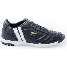 Jump 13258 Halı Saha Ayakkabı Erkek Kullanıcılar İçin Siyah - Beyaz Renk Seçeneğiyle