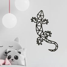 Makta Ahşap Tablo - Poligonal Kertenkele