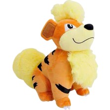 Shenzhen Xin Xin Kid-Growlithe Pokemon Peluş Oyuncak 25CM - Turuncu (Yurt Dışından)