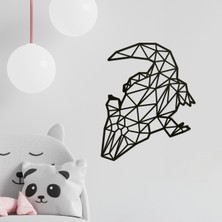 Makta Ahşap Tablo - Poligonal Timsah