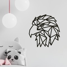 Makta Ahşap Tablo - Poligonal Kartal